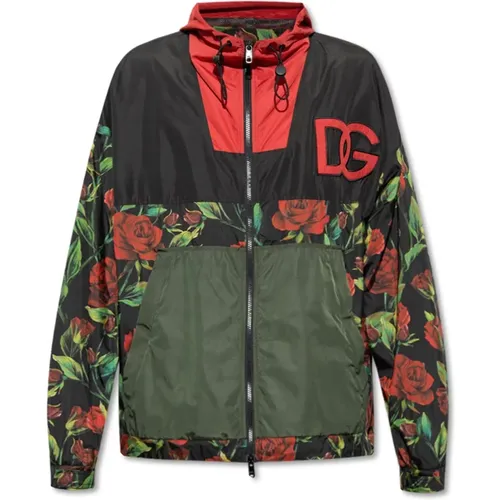 Stylish Hooded Jacket , male, Sizes: XS, L - Dolce & Gabbana - Modalova