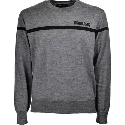 Moderner Regular Fit Pullover , Herren, Größe: S - Dsquared2 - Modalova