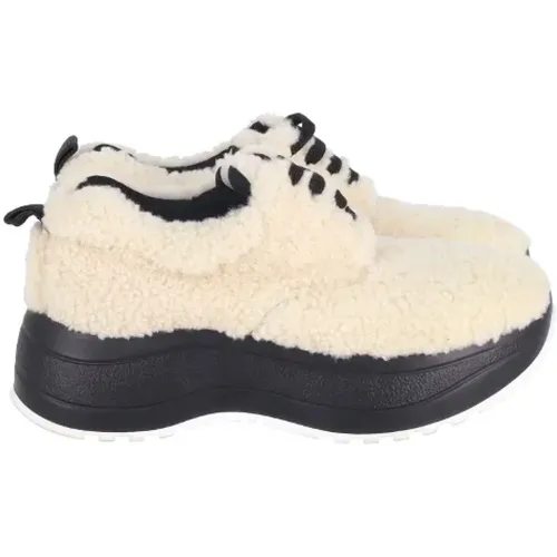 Pre-owned Wool sneakers , female, Sizes: 2 UK - Celine Vintage - Modalova