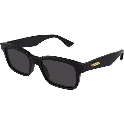 Grey Sunglasses Bv1146S , male, Sizes: 53 MM - Bottega Veneta - Modalova