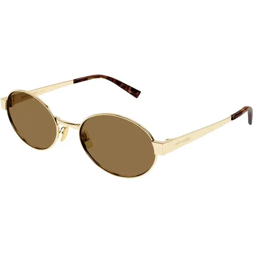 Sonnenbrille SL 692 Farbe 004 , Damen, Größe: 55 MM - Saint Laurent - Modalova