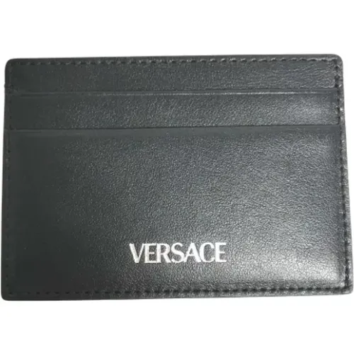 Pre-owned Leather home-office , female, Sizes: ONE SIZE - Versace Pre-owned - Modalova