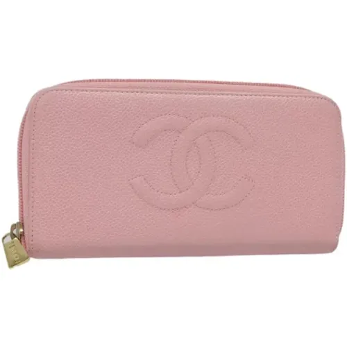 Pre-owned Leather wallets , female, Sizes: ONE SIZE - Chanel Vintage - Modalova