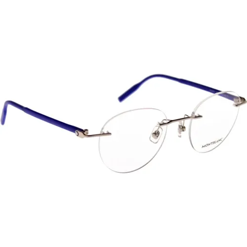 Originale Brille mit 3-Jahres-Garantie , unisex, Größe: 49 MM - Montblanc - Modalova