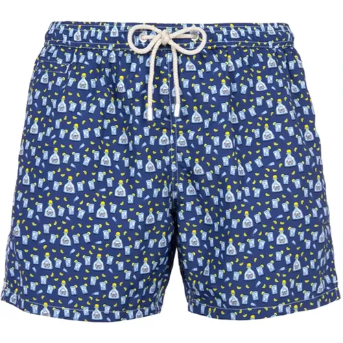 Blue Bottom Boxer Swimwear , male, Sizes: S, L, M, 2XL, XL - Saint Barth - Modalova