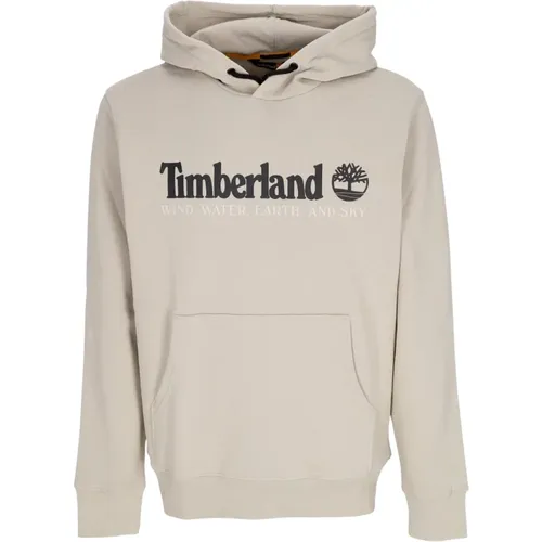 Hoodie with Adjustable Hood and Front Pocket , male, Sizes: S, L - Timberland - Modalova