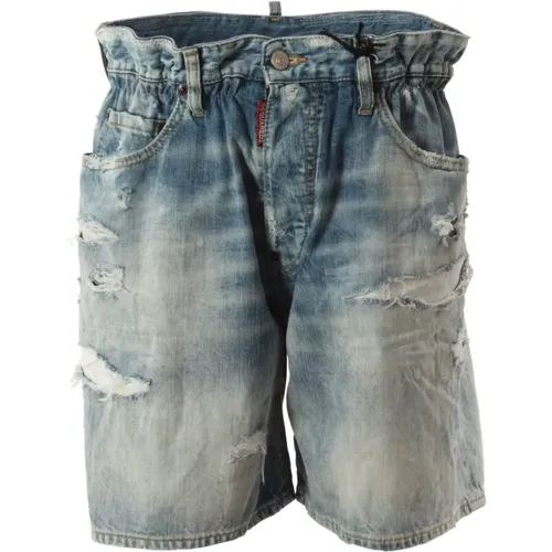 Denim Shorts for Men , male, Sizes: M - Dsquared2 - Modalova