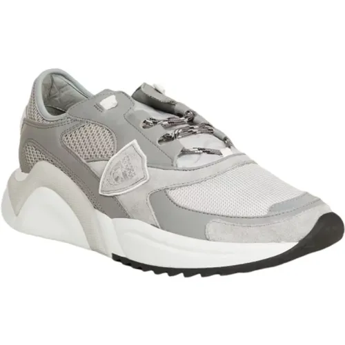 Graue Haze Oversized Sneakers , Herren, Größe: 39 EU - Philippe Model - Modalova