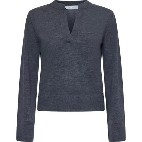 Anthrazit Pullover Kollektion , Damen, Größe: M - KAOS - Modalova