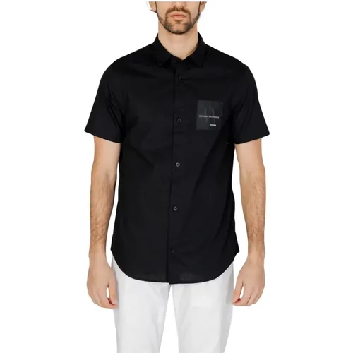 Short Sleeve Shirts , Herren, Größe: 2XL - Armani Exchange - Modalova