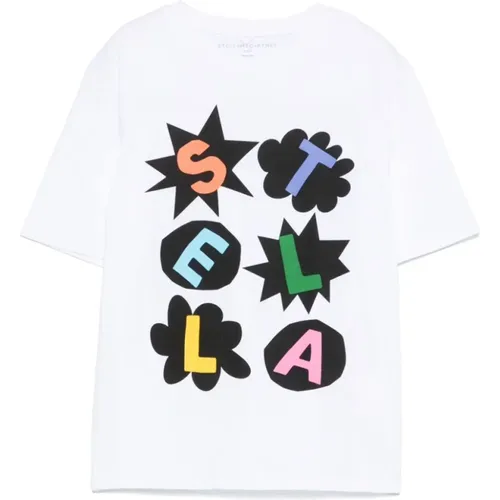 Kinder Weiße T-Shirts und Polos - Stella Mccartney - Modalova