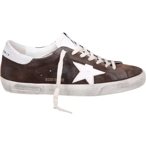 Klassische Wildleder Leder Stern Ferse Sneakers , Herren, Größe: 41 EU - Golden Goose - Modalova