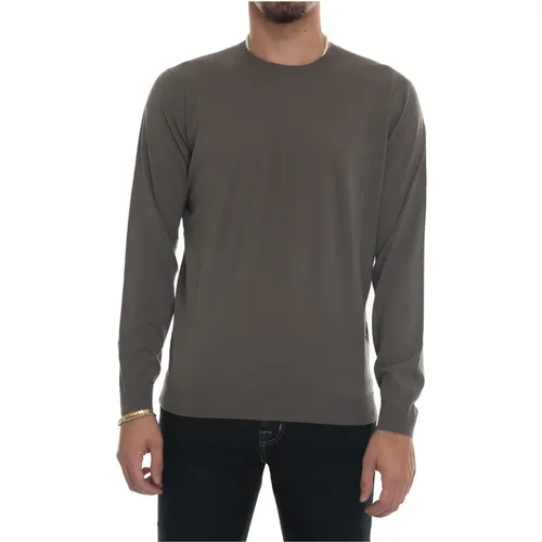 Merinowolle Slim Fit Pullover , Herren, Größe: XL - Hindustrie - Modalova