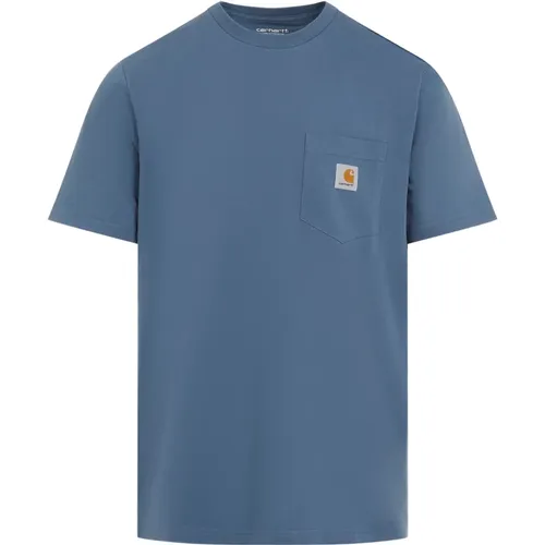 Pocket T-Shirt Positano Style , male, Sizes: S, L, M, XL - Carhartt WIP - Modalova