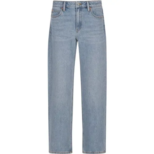 Relaxed Jean with Diamante Charm , female, Sizes: W26, W25, W27 - alexander wang - Modalova