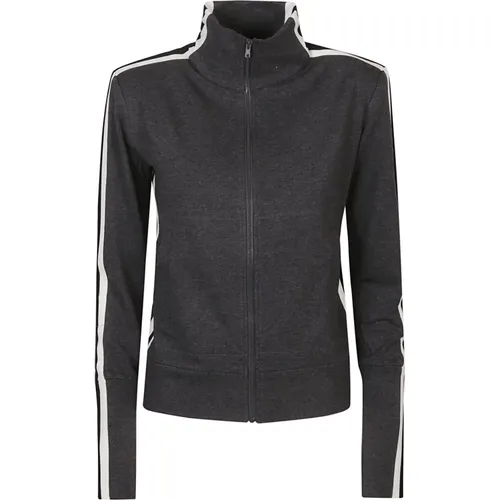 Heather Grey Side Stripe Zip Jacket , female, Sizes: XS, S - Norma Kamali - Modalova