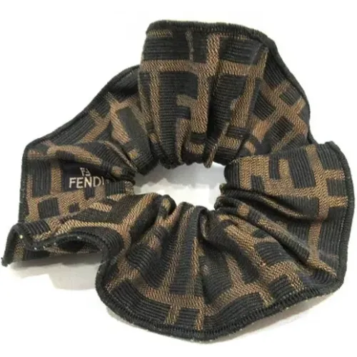Gebrauchte Braune Leinwand Fendi Haaraccessoires - Fendi Vintage - Modalova