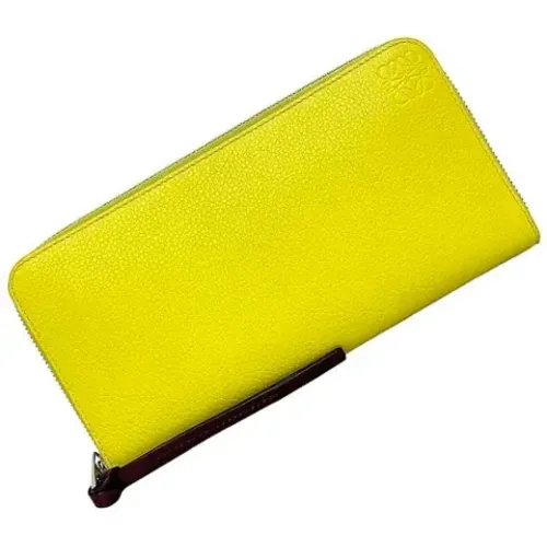 Pre-owned Leather wallets , female, Sizes: ONE SIZE - Loewe Pre-owned - Modalova