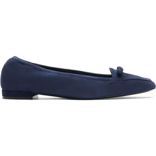 Elastischer Loafer mit Femininem Bogenakzent , Damen, Größe: 37 EU - Stuart Weitzman - Modalova