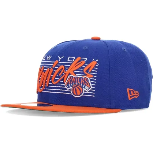 NBA Team Wordmark Flat Visor Cap , unisex, Sizes: M/L, S/M - new era - Modalova