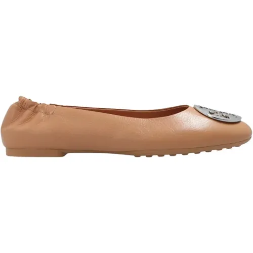 ‘Claire’ leather ballet flats , female, Sizes: 5 UK, 3 1/2 UK, 7 UK, 3 UK, 4 UK, 6 1/2 UK - TORY BURCH - Modalova