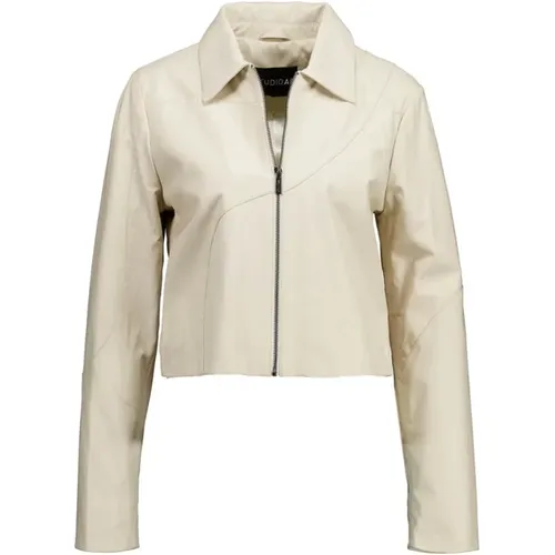 Timeless Elegance Leather Jacket , female, Sizes: XL, M, L, S - Studio AR by Arma - Modalova
