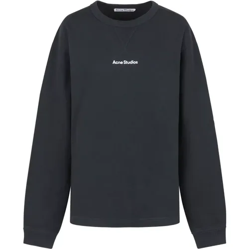 Schwarzer Pullover Fn-Ux-Swea000033 , Damen, Größe: M - Acne Studios - Modalova