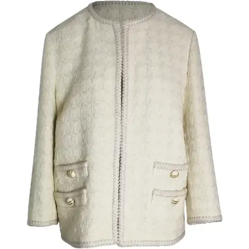 Pre-owned Wool outerwear , female, Sizes: M - Gucci Vintage - Modalova