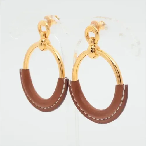 Pre-owned Metal earrings , female, Sizes: ONE SIZE - Hermès Vintage - Modalova