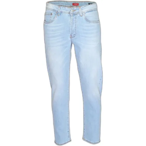 Blaue Zip Herren Jeans Mehrere Taschen - Liu Jo - Modalova