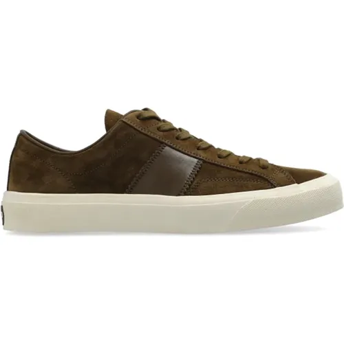 Ledersneaker Tom Ford - Tom Ford - Modalova