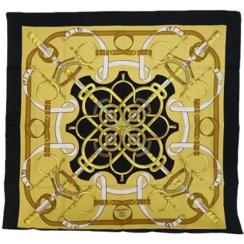 Pre-owned Silk scarves , female, Sizes: ONE SIZE - Hermès Vintage - Modalova