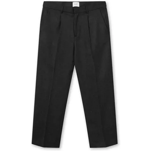 Wool Blend Pants , male, Sizes: W34, W30, W28 - Forét - Modalova