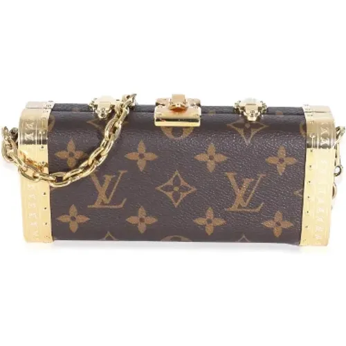 Pre-owned Leather clutches , female, Sizes: ONE SIZE - Louis Vuitton Vintage - Modalova