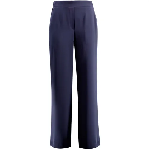 Crepe Flared Trousers , female, Sizes: M, XS - P.a.r.o.s.h. - Modalova