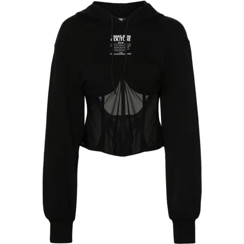 Sweatshirts , Damen, Größe: M - Versace Jeans Couture - Modalova