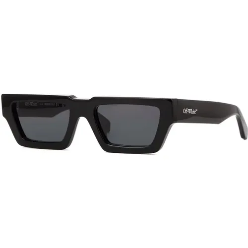 Schwarze Sonnenbrille Ss24 International Fit , Damen, Größe: 54 MM - Off White - Modalova