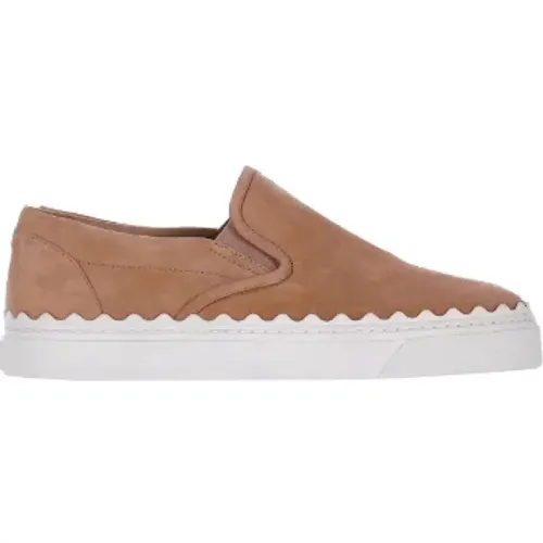 Pre-owned Suede sneakers , female, Sizes: 5 UK - Chloé Pre-owned - Modalova