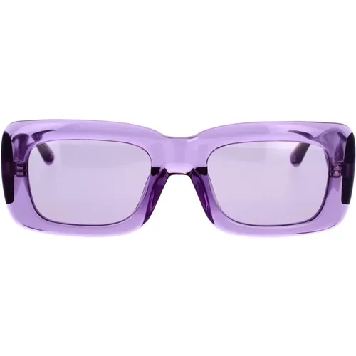 X Linda Farrow Marfa Sunglasses , female, Sizes: 52 MM, 54 MM - The Attico - Modalova