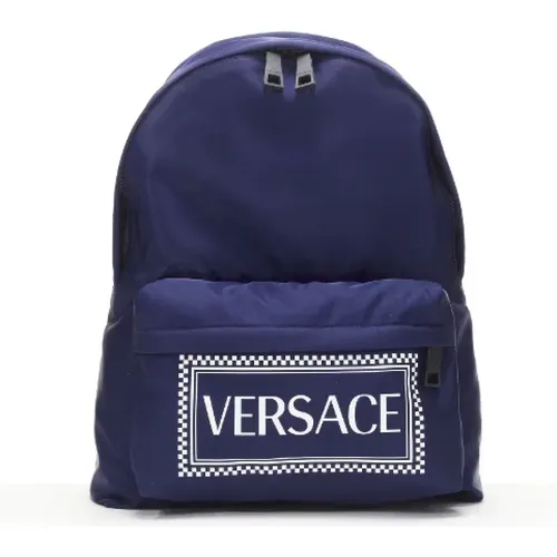 Pre-owned Nylon backpacks , male, Sizes: ONE SIZE - Versace Pre-owned - Modalova