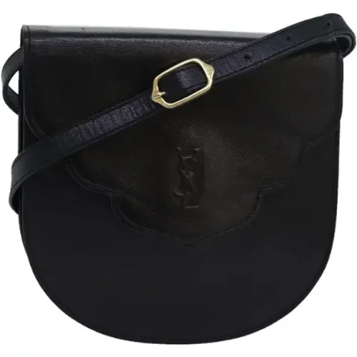 Pre-owned Leather shoulder-bags , female, Sizes: ONE SIZE - Yves Saint Laurent Vintage - Modalova