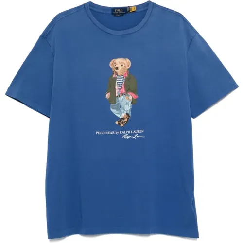 Polo Bear' t-shirt , Herren, Größe: M - Ralph Lauren - Modalova