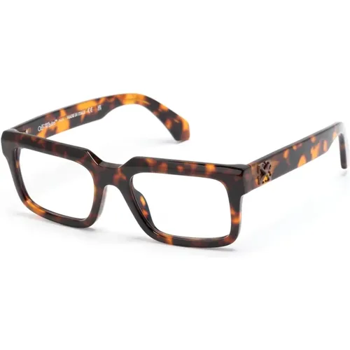 Braune Optische Brille Stilvoll Alltagsgebrauch,Schwarze Optische Brille für den Alltag - Off White - Modalova