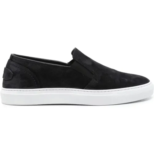 Suede slip-on sneakers , male, Sizes: 10 1/2 UK, 7 UK - Brioni - Modalova