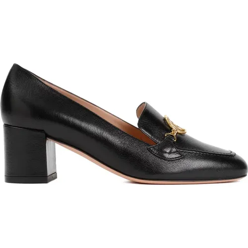 Loafers with Golden Logo Plaque , female, Sizes: 7 UK - Bally - Modalova