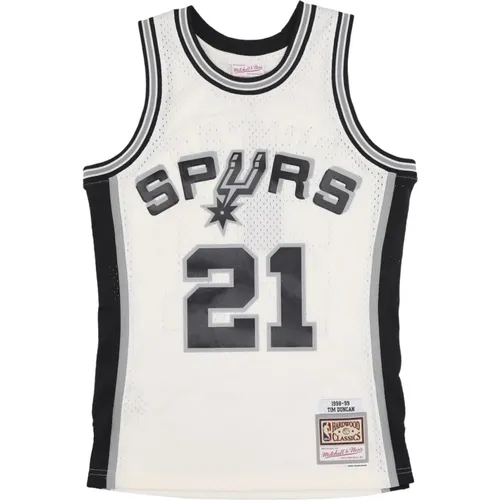 NBA Basketball Tank Top Tim Duncan , male, Sizes: M - Mitchell & Ness - Modalova