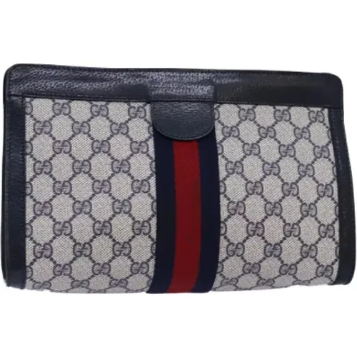 Pre-owned Leather clutches , female, Sizes: ONE SIZE - Gucci Vintage - Modalova