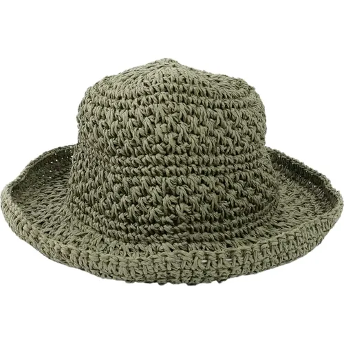 Italian Straw Hat , female, Sizes: ONE SIZE - Roberto Collina - Modalova