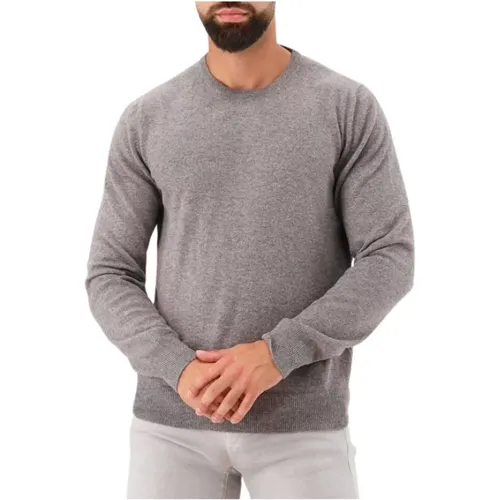 Brauner Strickpullover , Herren, Größe: XL - Gran Sasso - Modalova