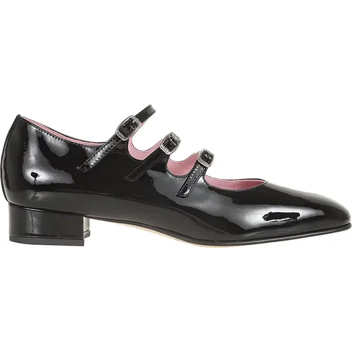 Leather Pumps Elegant Style , female, Sizes: 4 UK, 6 UK, 5 UK, 3 UK, 4 1/2 UK, 3 1/2 UK, 7 UK, 8 UK, 2 UK, 5 1/2 UK - Carel - Modalova